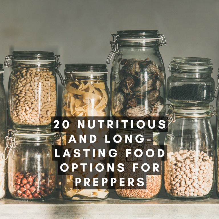 20 Nutritious and Long-Lasting Food Options for Preppers