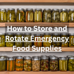 How to Store and Rotate Emergency Food Supplies