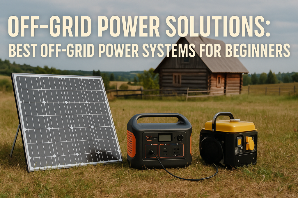 Off-Grid Power Solutions: Best Off-Grid Power Systems for Beginners ...