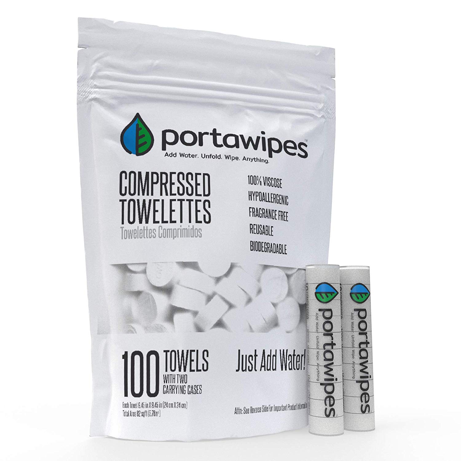 Portawipes Compressed Toilet Paper Tablet Coin Tissues