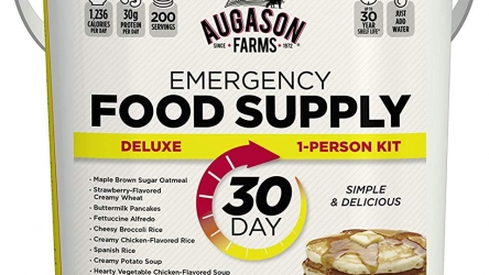 Augason Farms Emergency 30-Day Food Supply (1 Person), 200 Servings, 36,600 Calories